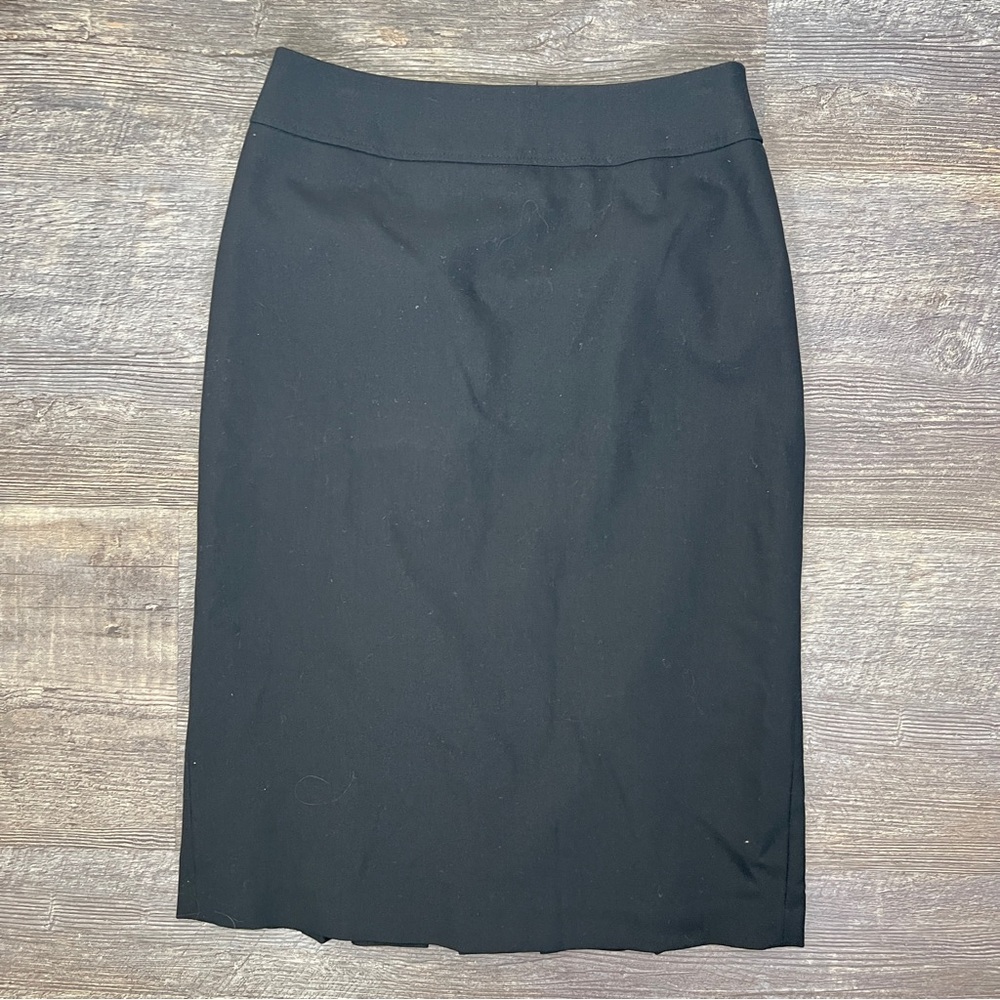Tristan Classic Black Wool Blend Pencil Skirt size XS B122